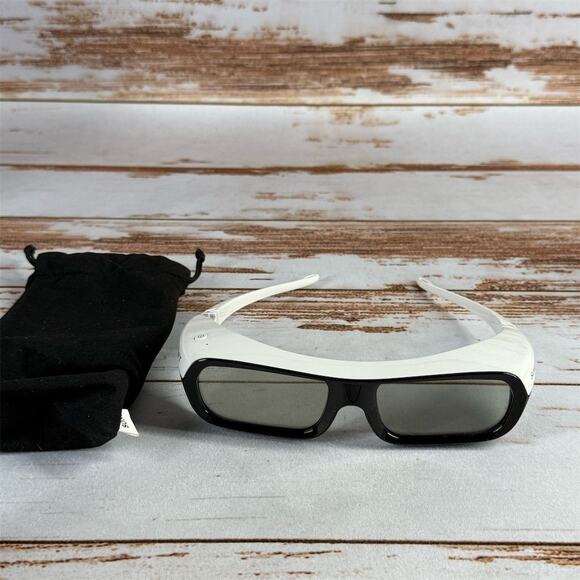 Sony 3D Active Shutter Glasses TDG-BR250 White for Video Game Console - Picture 1 of 5